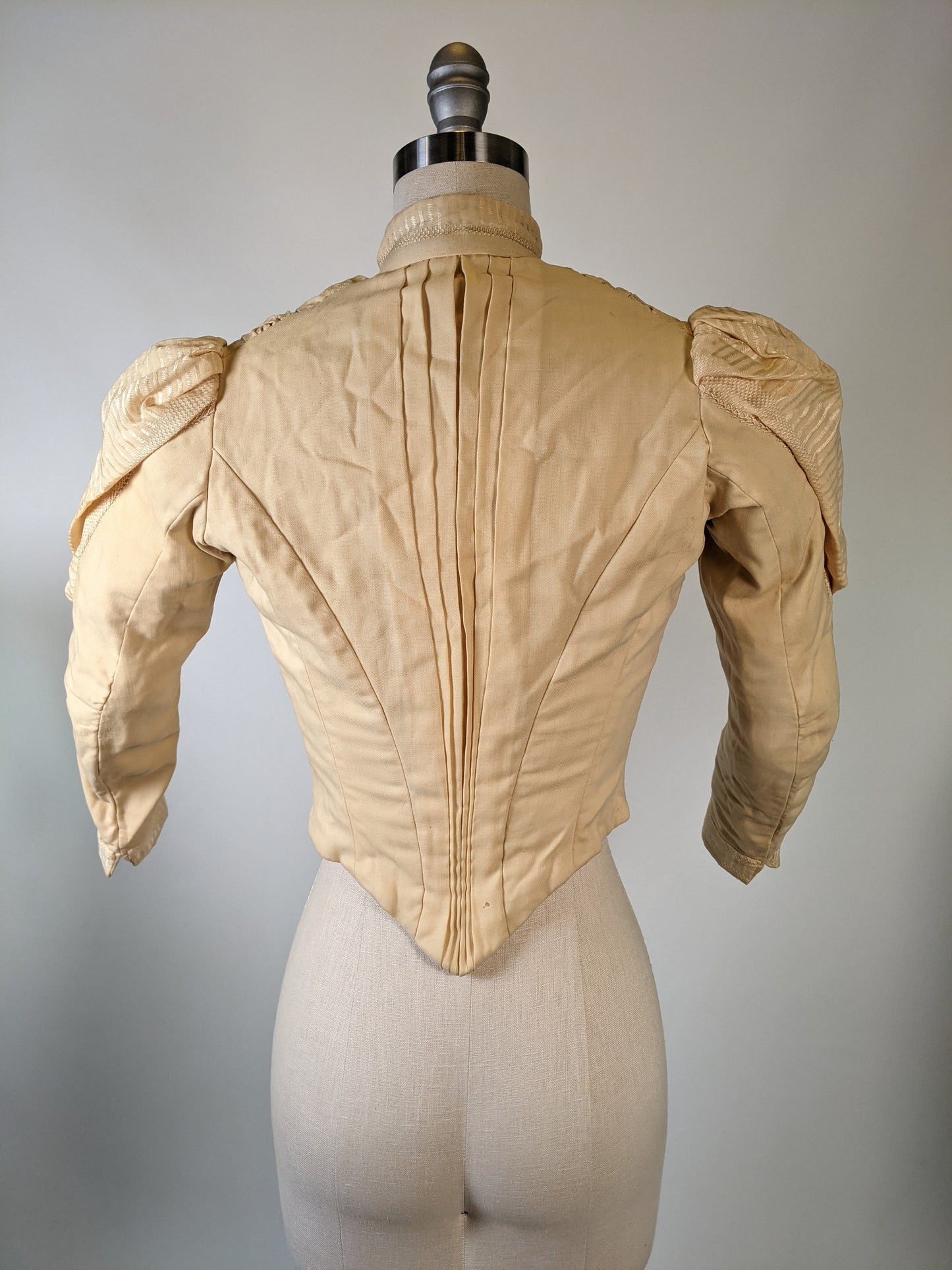 1880s Champagne Bodice