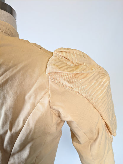 1880s Champagne Bodice