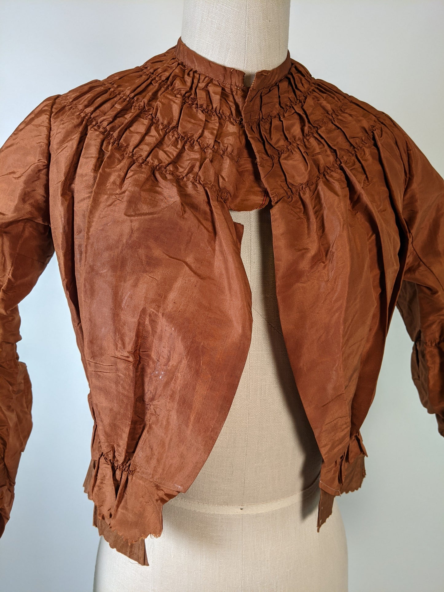 1890s Taffeta Bodice | Display + Study
