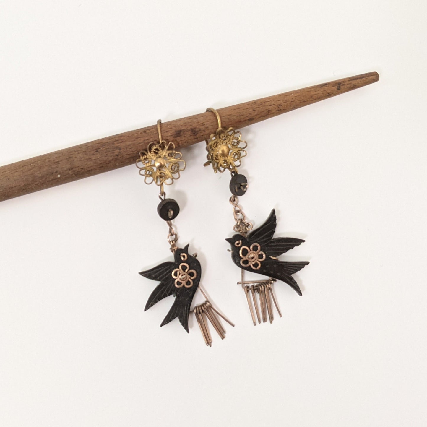 1930s Bird Earrings