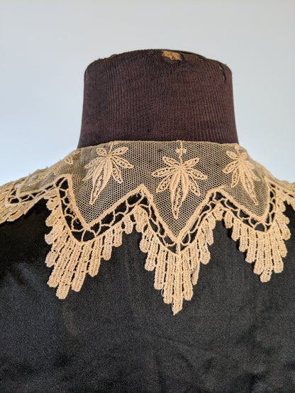 1910s Silk + Lace Blouse