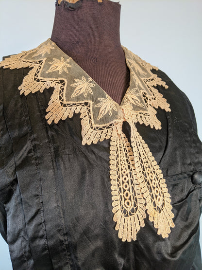 1910s Silk + Lace Blouse
