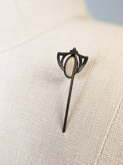 Art Nouveau Sterling Silver Stick Pin
