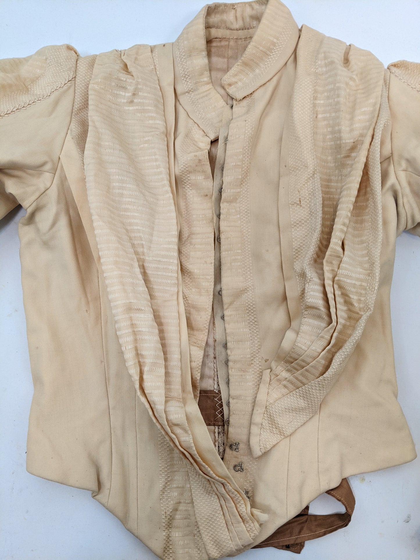 1880s Champagne Bodice