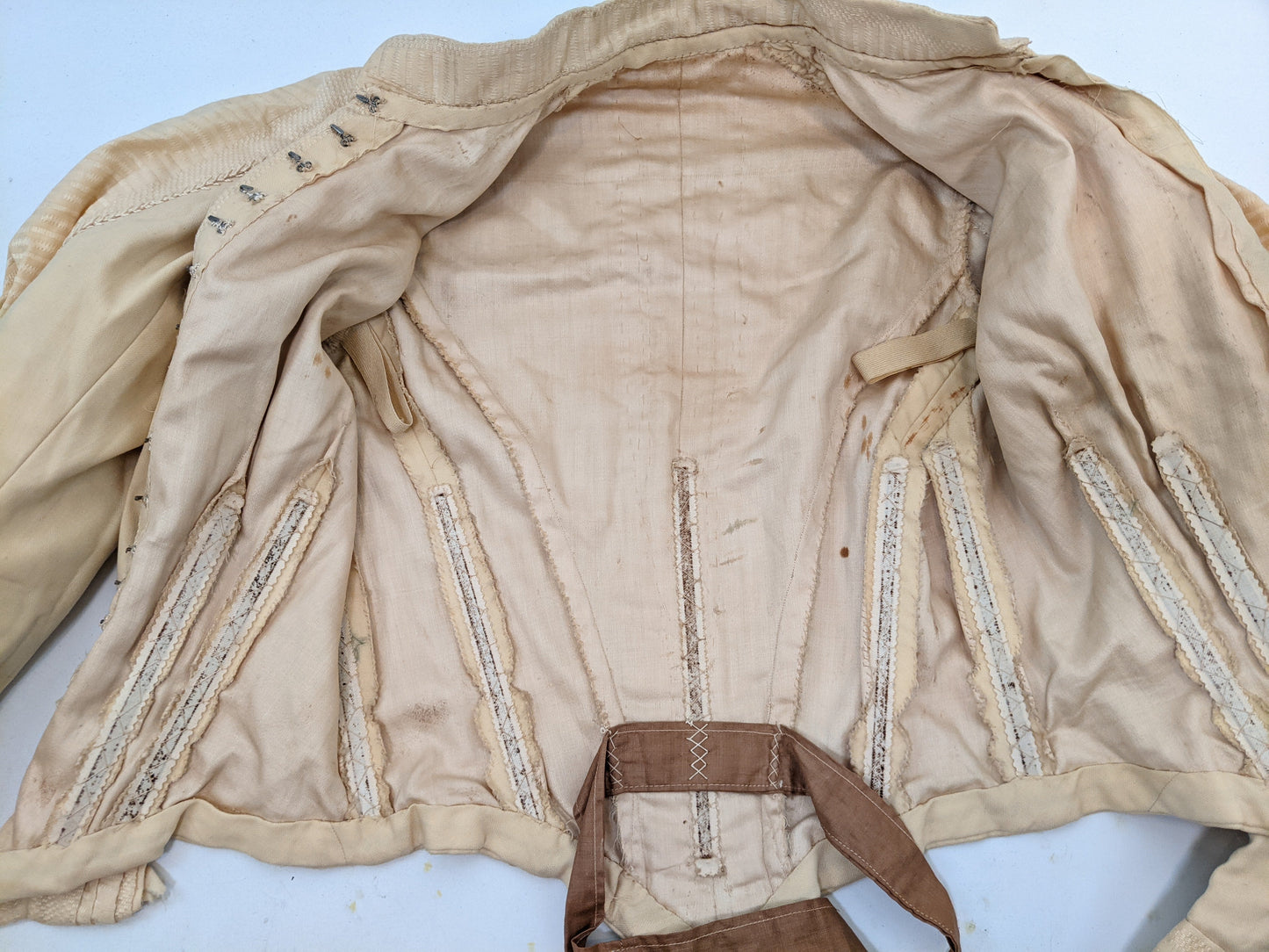 1880s Champagne Bodice