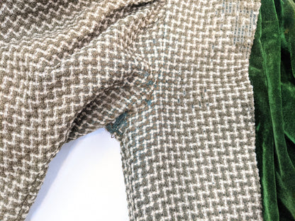 1890s Green + Brown Bodice