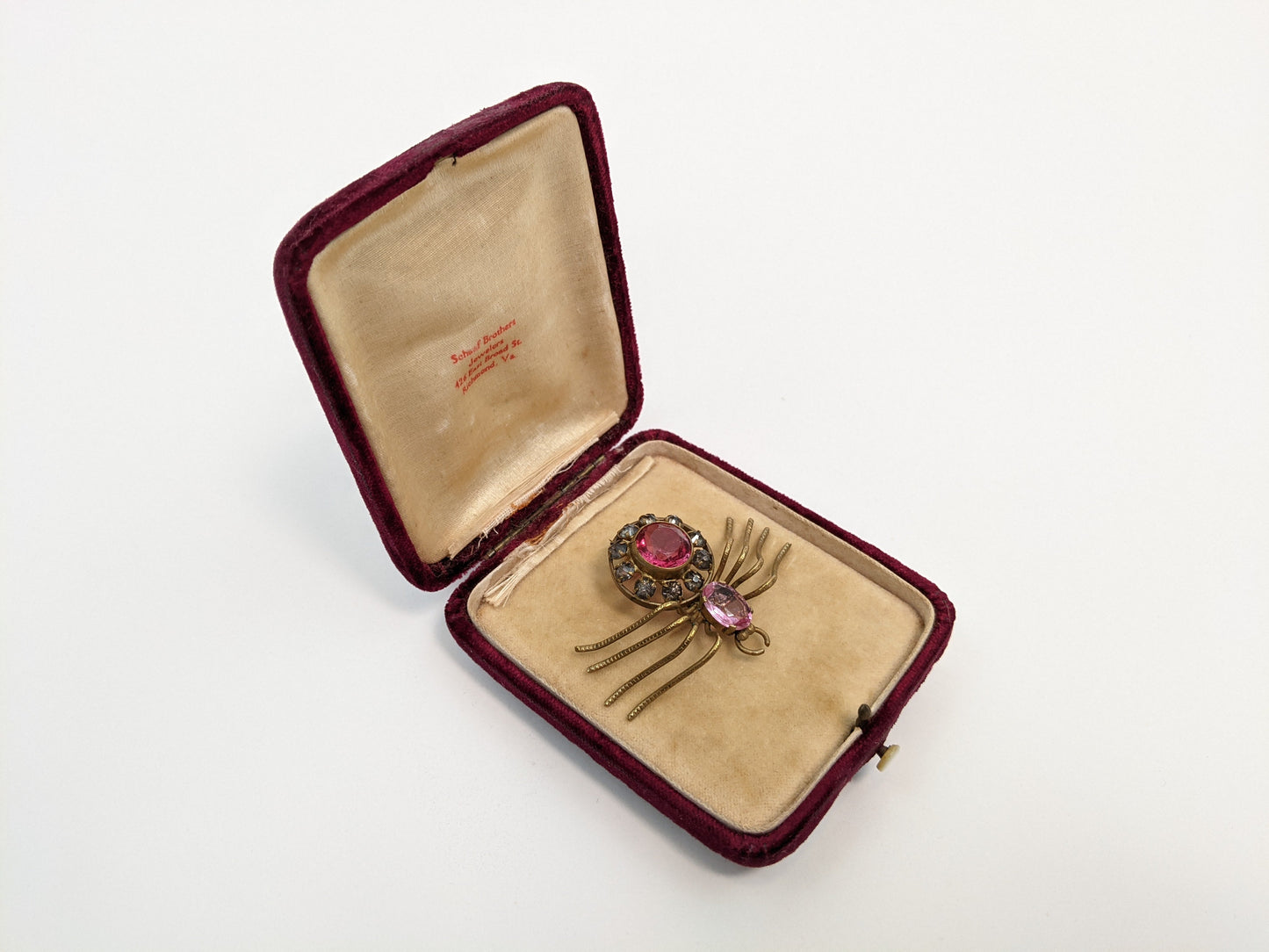 Ruby Red Victorian Velvet Box