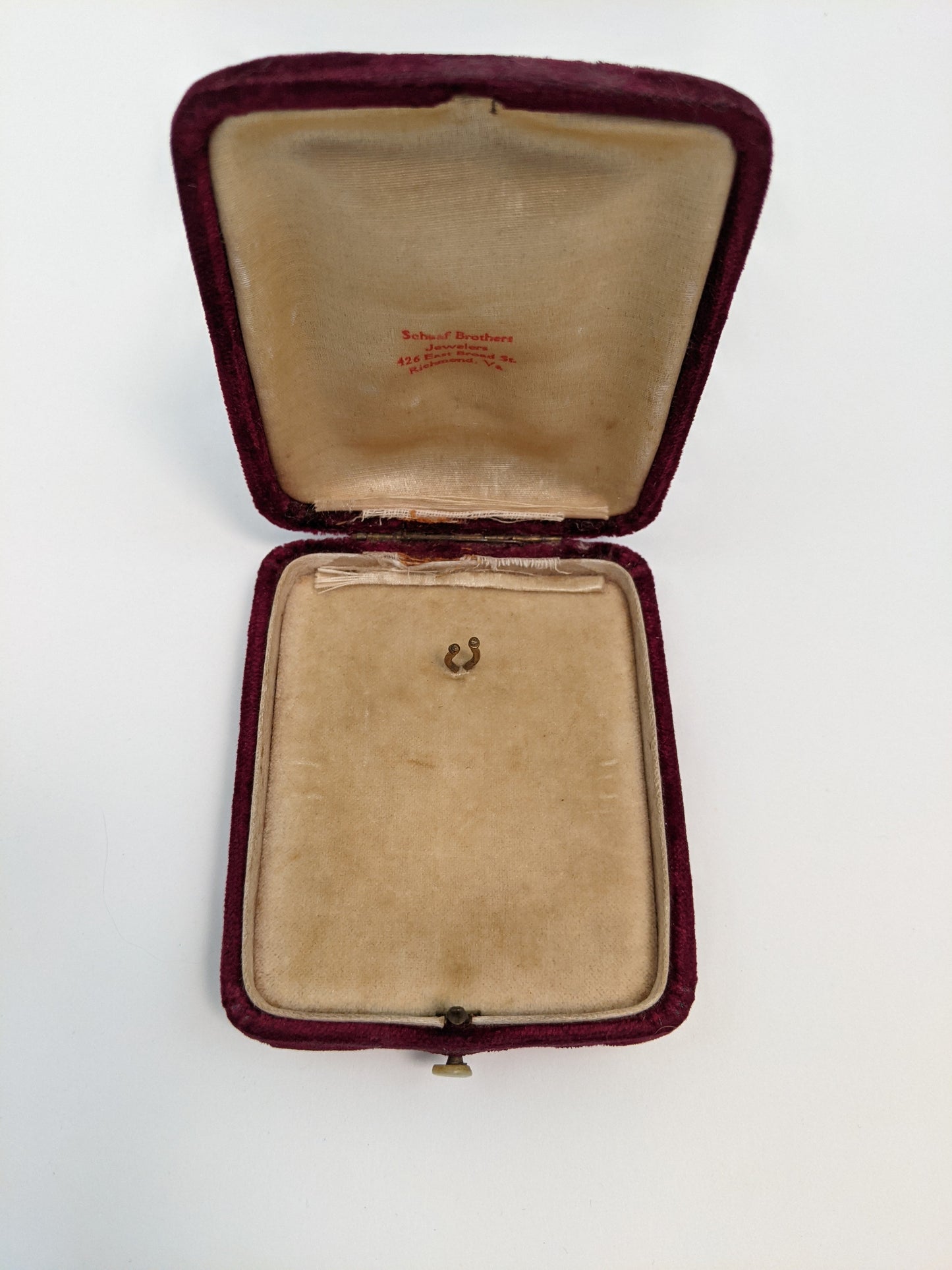 Ruby Red Victorian Velvet Box