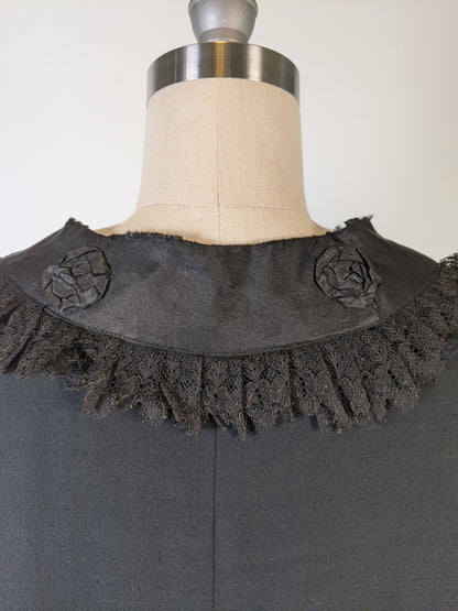 1880s Lace Trimmed Mantle