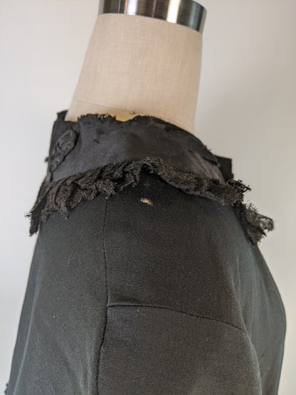 1880s Lace Trimmed Mantle