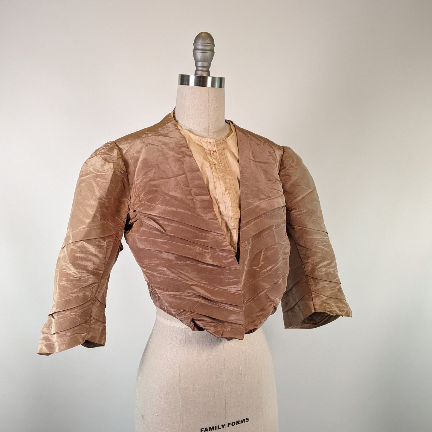 Edwardian Moire Silk Bodice