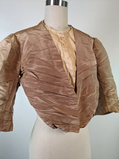 Edwardian Moire Silk Bodice