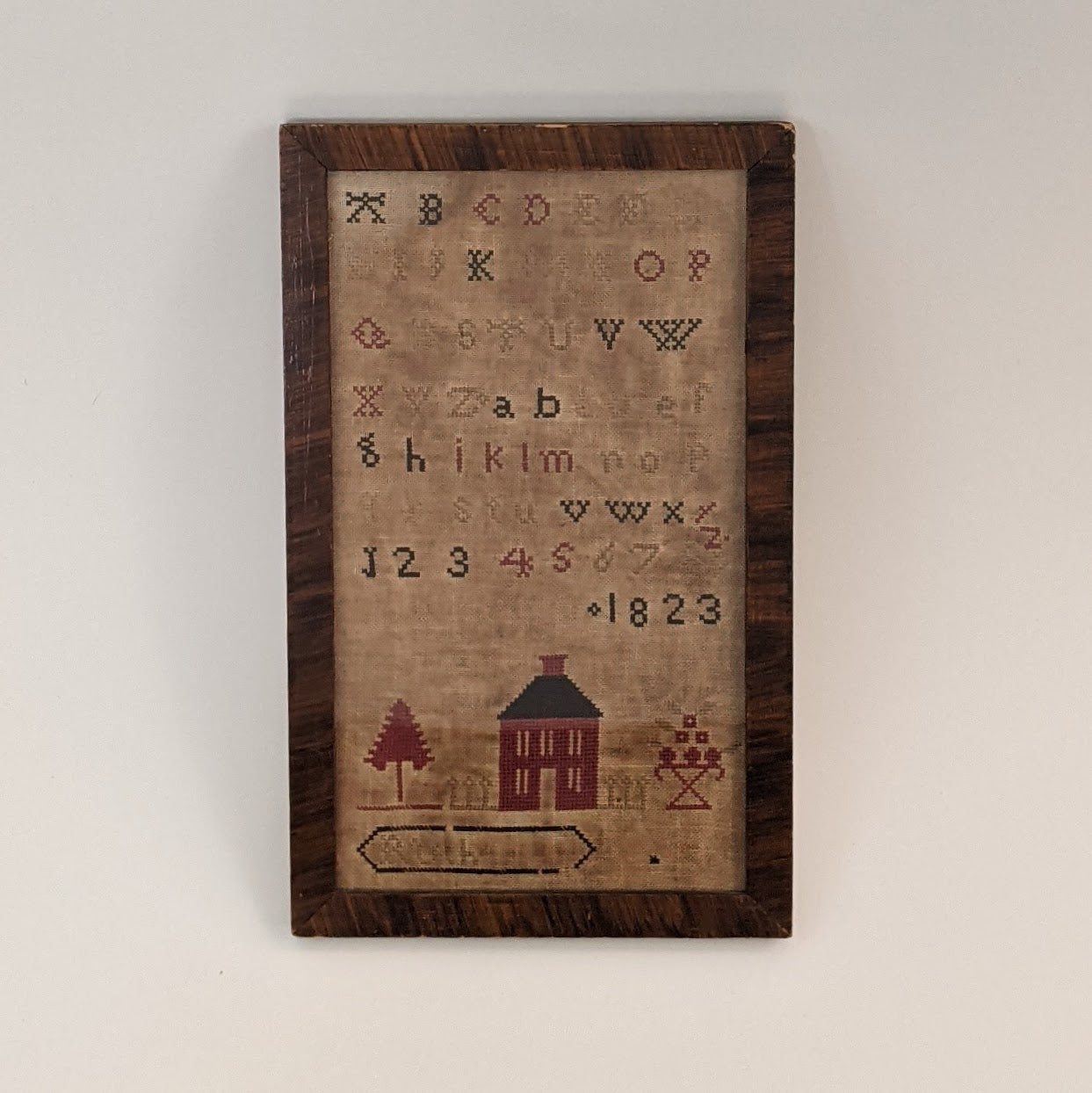 Georgian 1823 Needlepoint Sampler