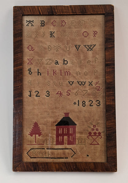 Georgian 1823 Needlepoint Sampler
