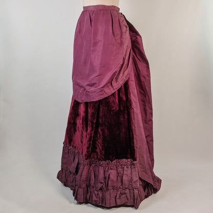 1880s Bustle Skirt