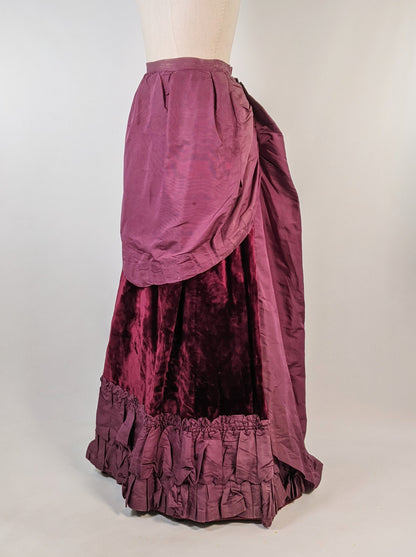 1880s Bustle Skirt