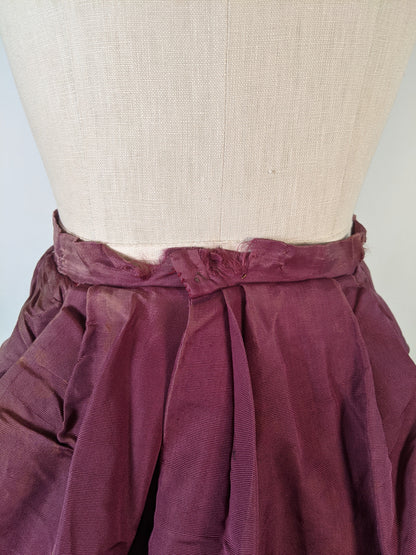 1880s Bustle Skirt