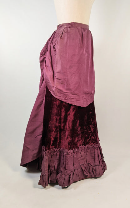 1880s Bustle Skirt