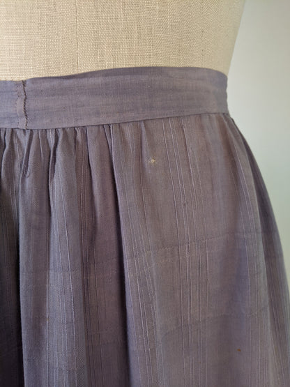 1900s Lilac Cotton Petticoat
