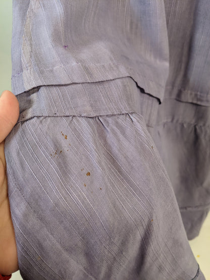1900s Lilac Cotton Petticoat