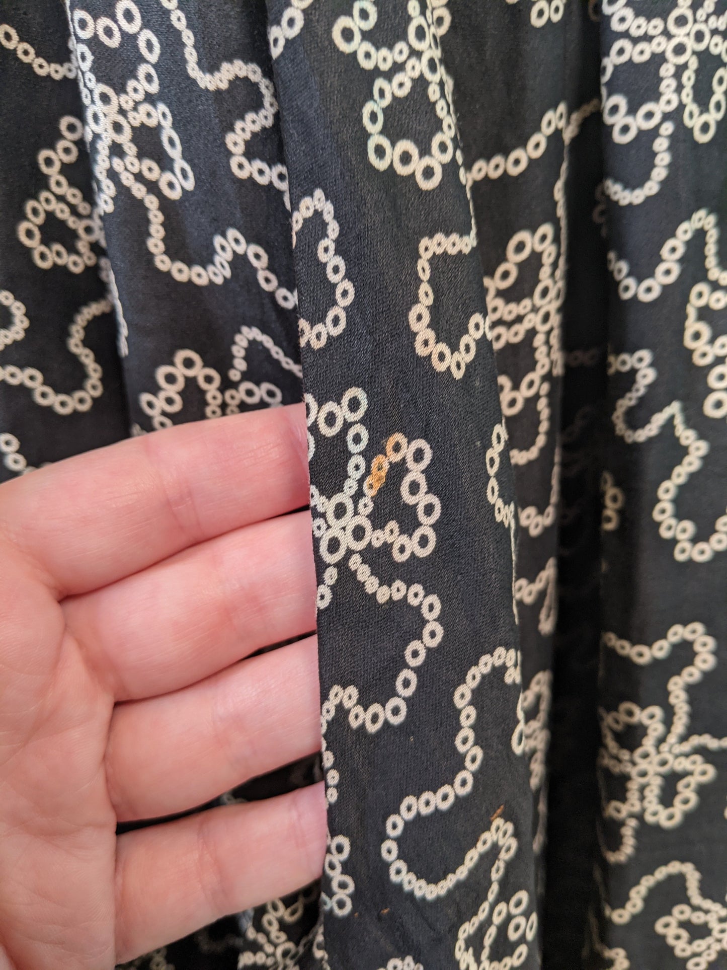 Edwardian Black + White Cotton Skirt