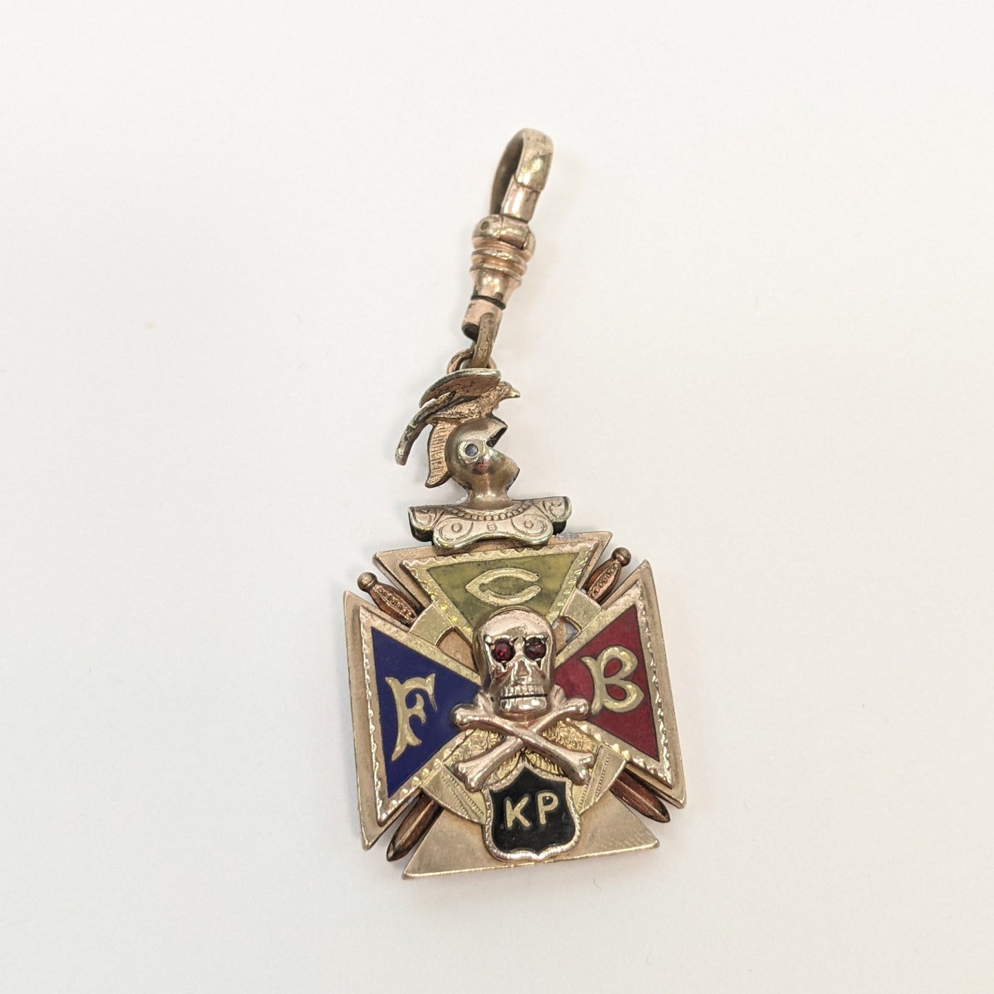 Antique Knights of Pythias Pendant