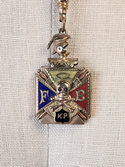 Antique Knights of Pythias Pendant