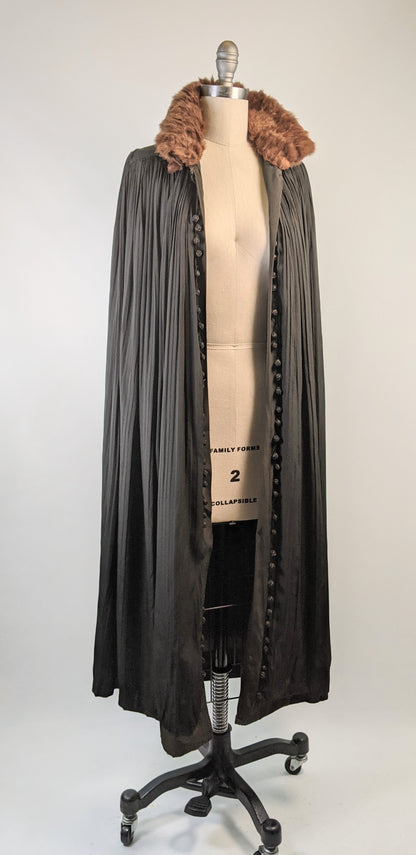 1924 Irene Castle Silk Cape