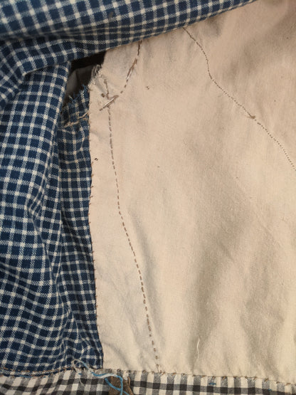 1860s Gingham Dress