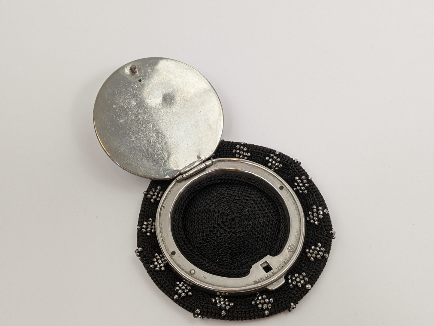 1890s Cut Steel Beaded Coin Purse