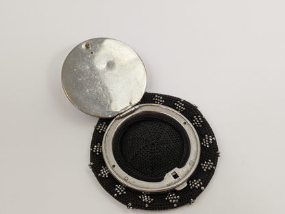 1890s Cut Steel Beaded Coin Purse