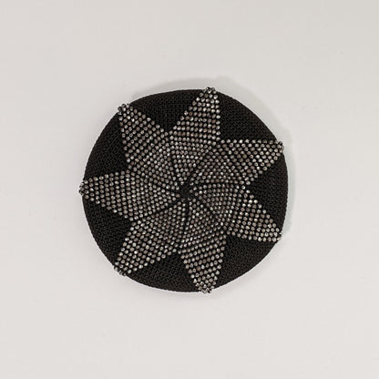 1890s Cut Steel Beaded Coin Purse