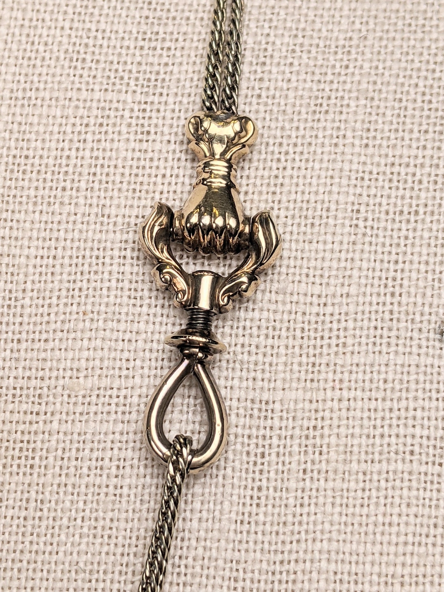 RESERVED 14k Gold Guard Chain | Fist Clasp