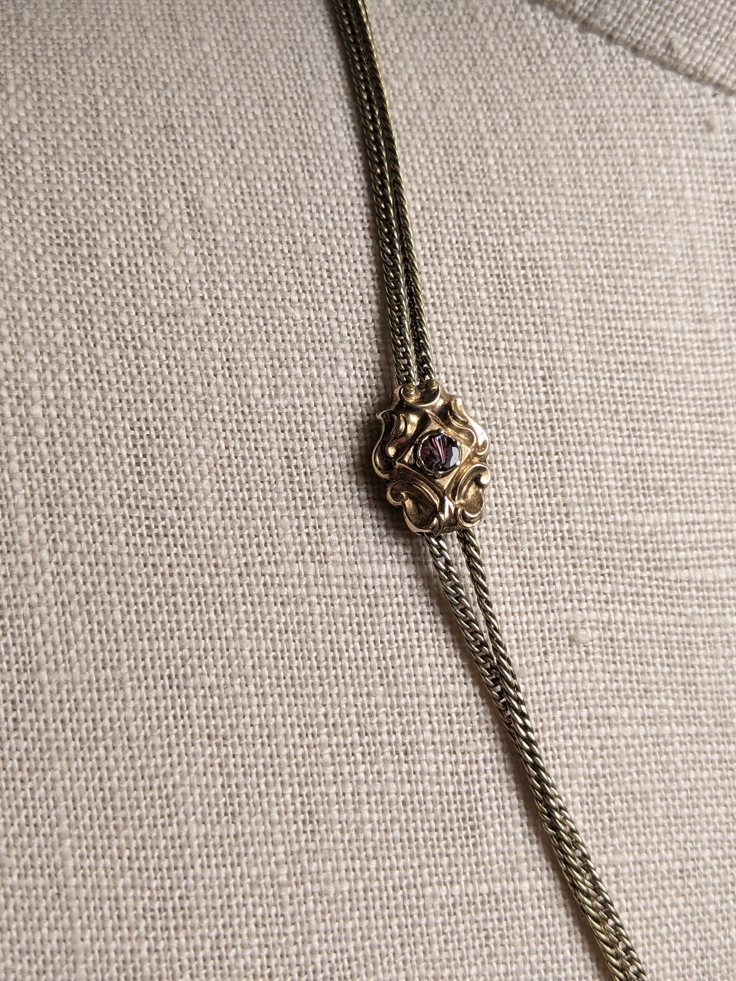 RESERVED 14k Gold Guard Chain | Fist Clasp