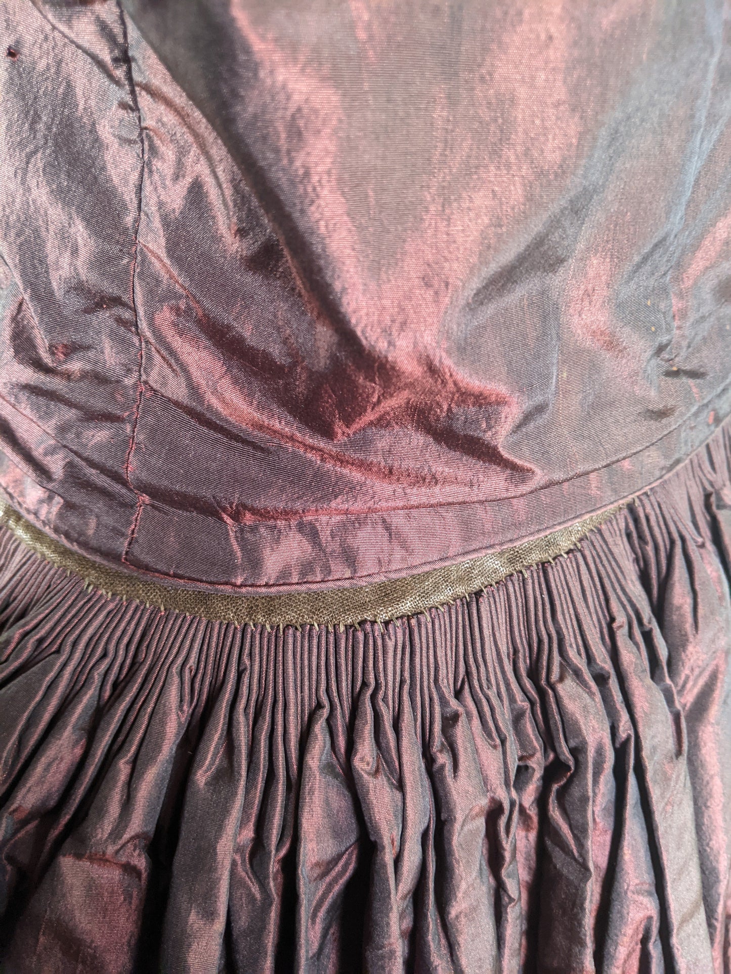 Late 1840s - 1850 Silk Gown