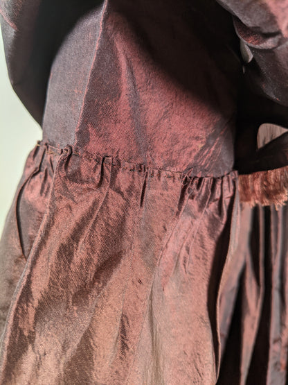 Late 1840s - 1850 Silk Gown