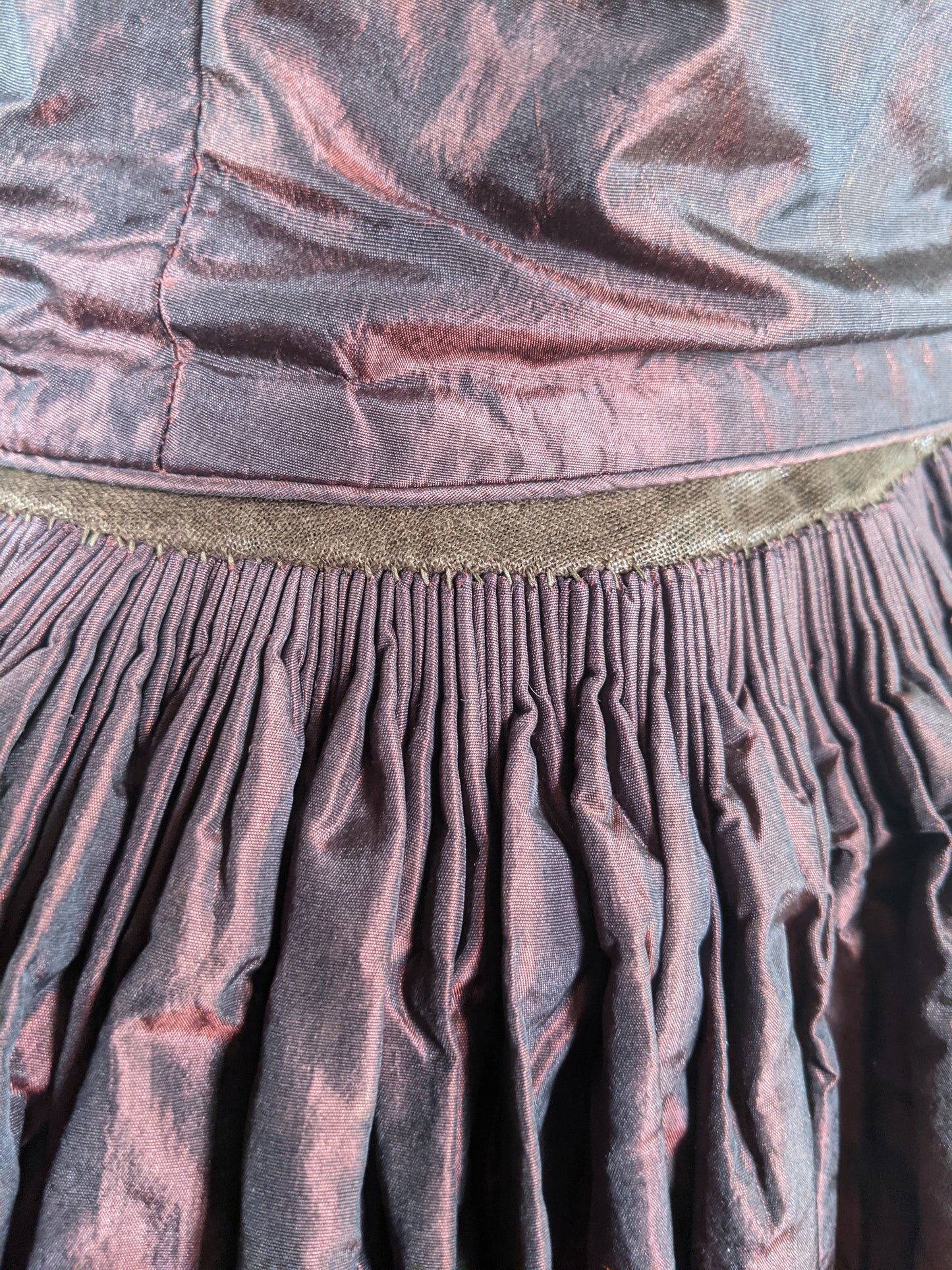Late 1840s - 1850 Silk Gown