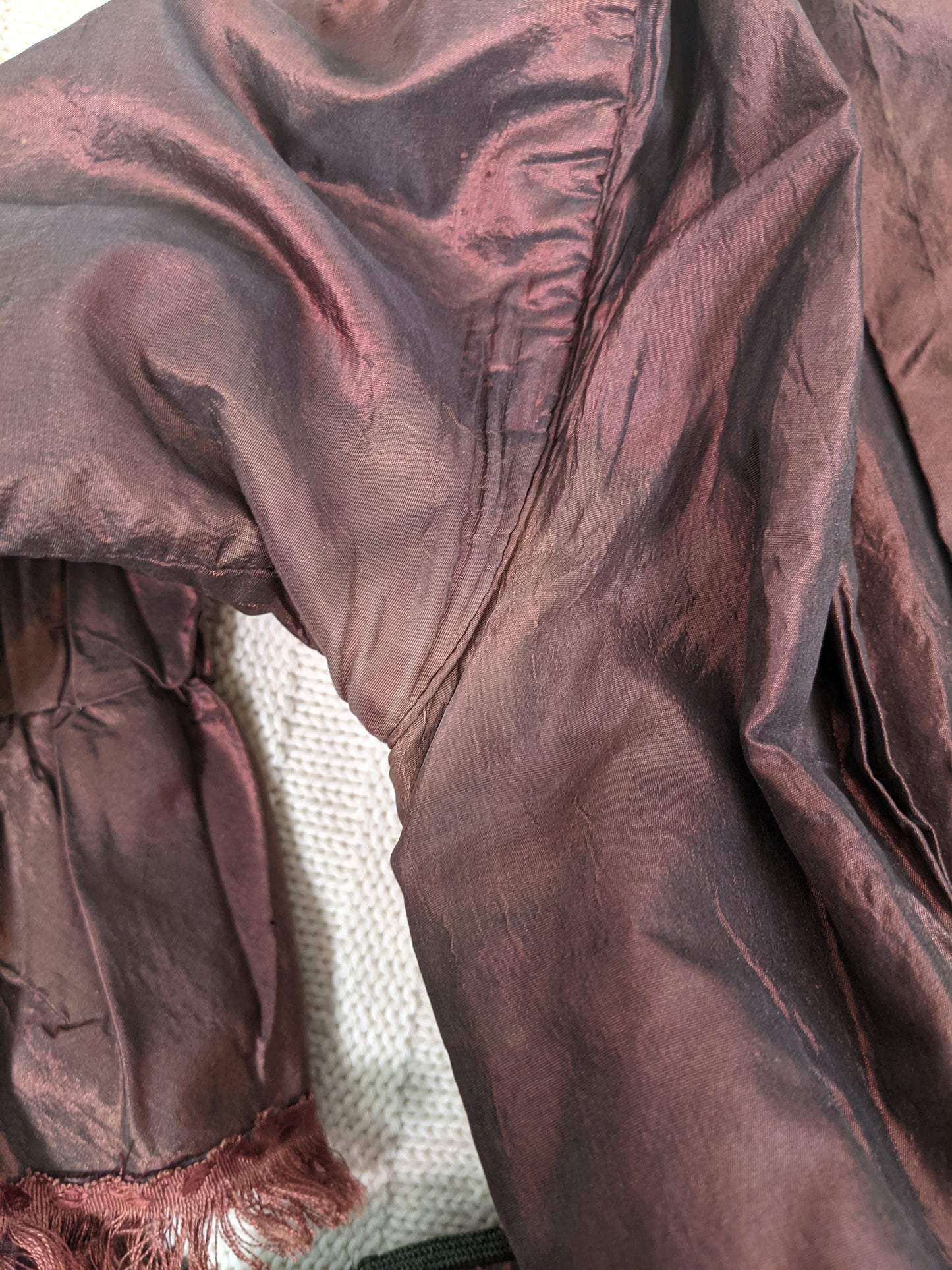 Late 1840s - 1850 Silk Gown