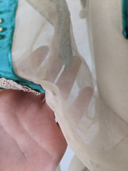 RESERVED | 1860s Organdy Waist