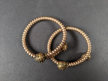 Pair of Victorian Bypass Bracelets