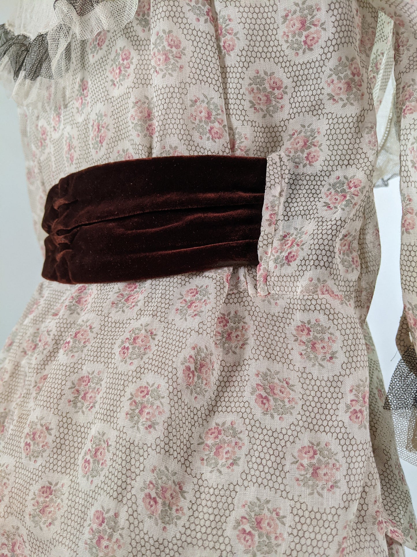 Late 1910s Cotton Voile Dress