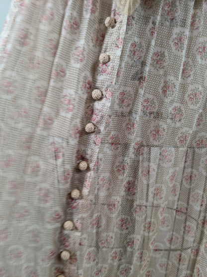 Late 1910s Cotton Voile Dress
