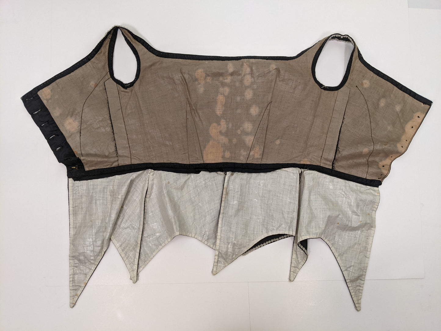 1860s Swiss Waist or Corsage | Button Closures