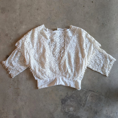 1910s Lace Dress Top