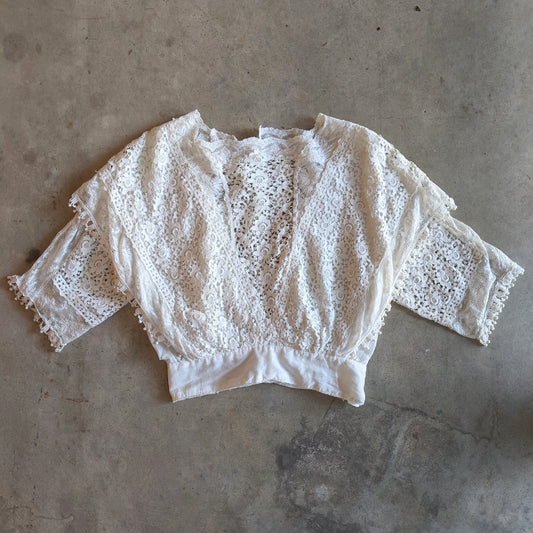 1910s Lace Dress Top