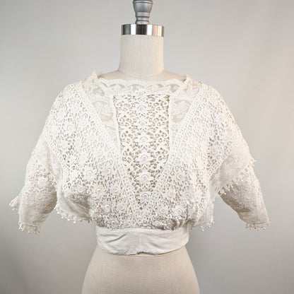 1910s Lace Dress Top