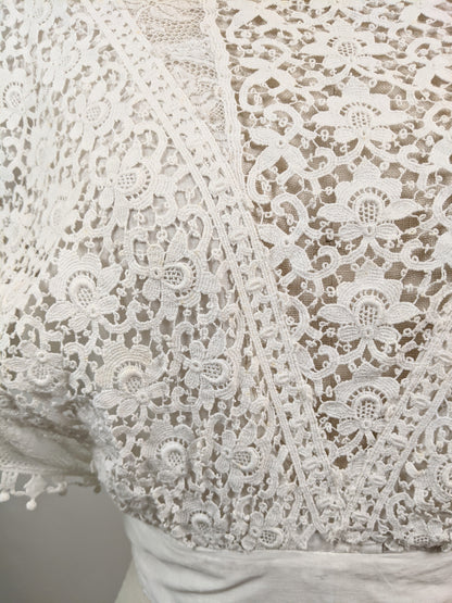 1910s Lace Dress Top