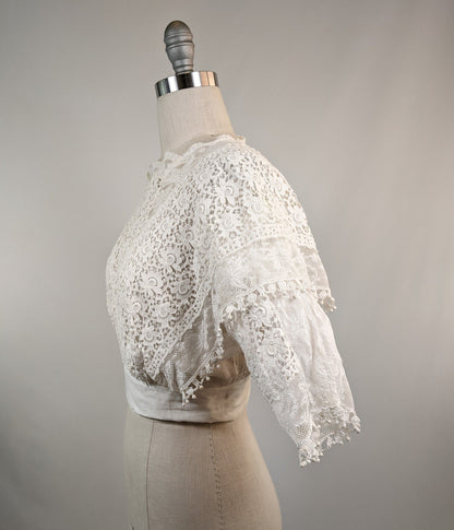 1910s Lace Dress Top