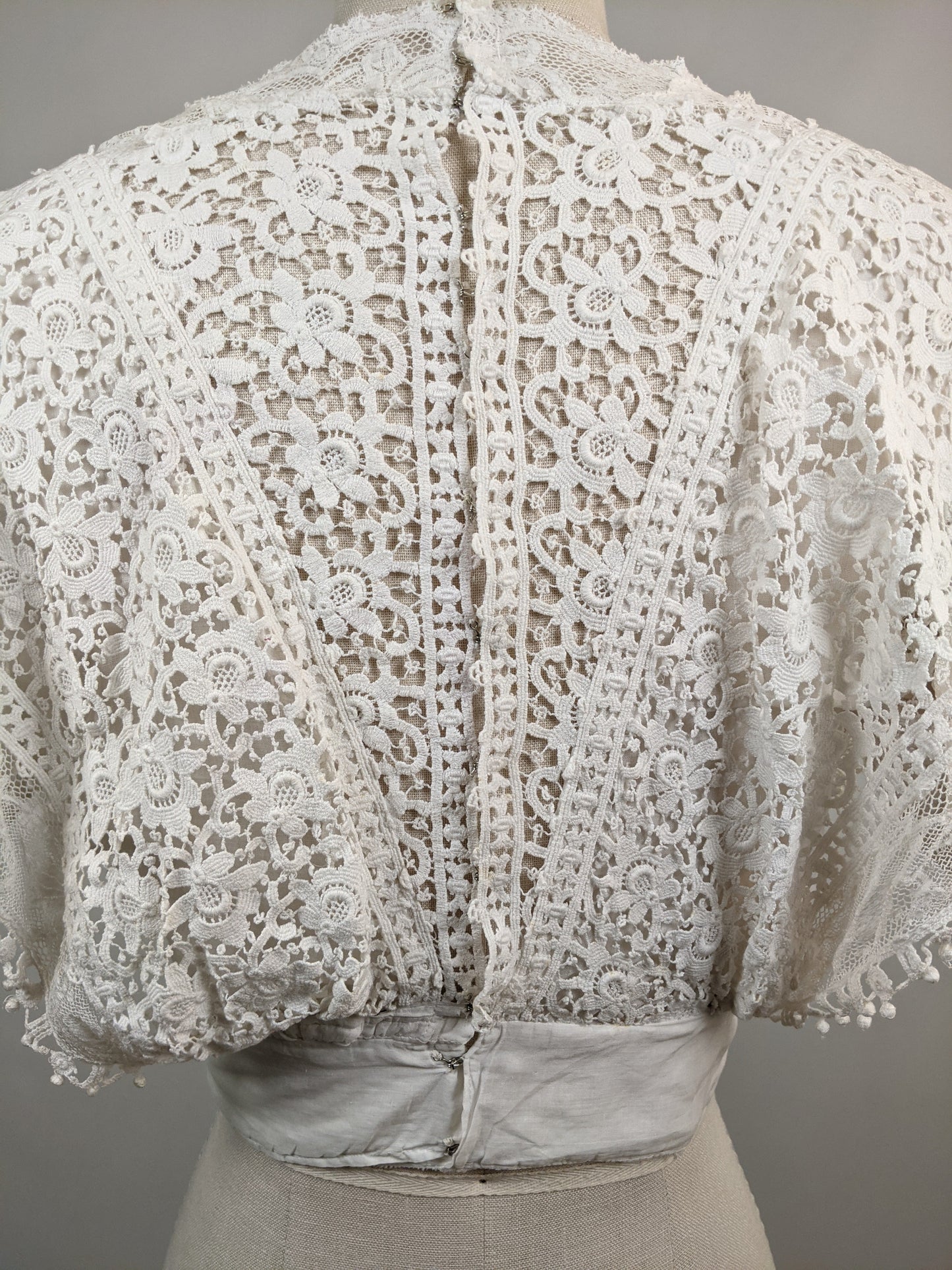 1910s Lace Dress Top