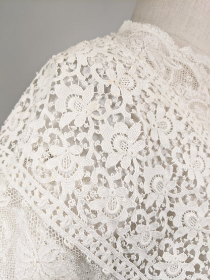 1910s Lace Dress Top